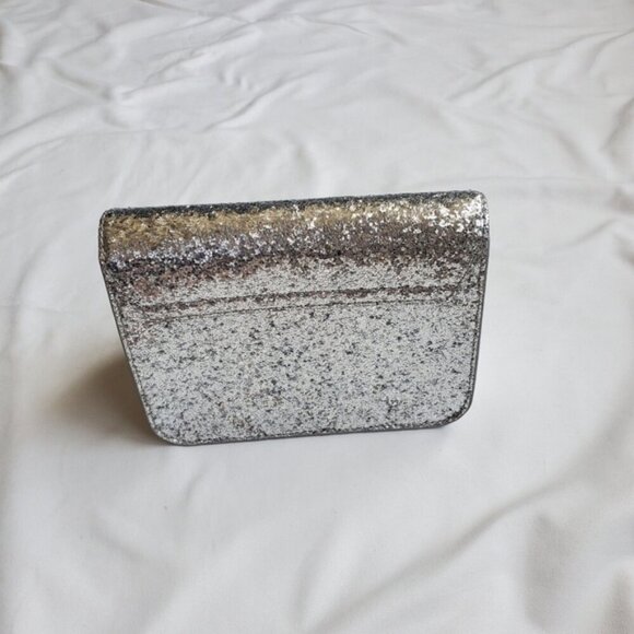 Furla Metropolis Mini Crossbody Bag Silver Glitter - Picture 9 of 11